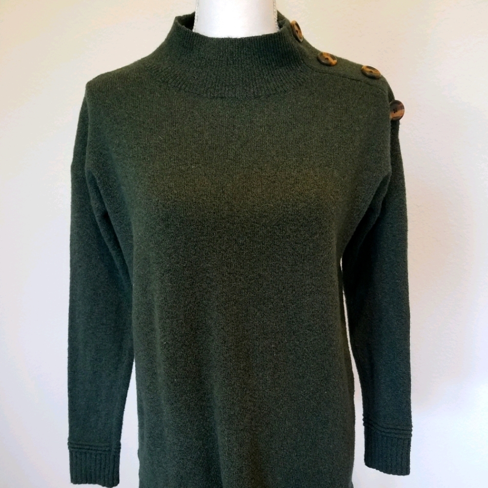 Olive Green Loft Sweater
